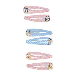 Cerdá Clips para el Pelo Bluey - Juego de 6 Piezas para Niños y Niñas - Edad Mínima 1 Año - Color Azul - Medidas: 6.5x12.5x0.1 cm Cerdá Clips para el Pelo Bluey - Juego de 6 Piezas para Niños y Niñas - Edad Mínima 1 Año - Color Azul - Medidas: 6.5x12.5x0.1 cm