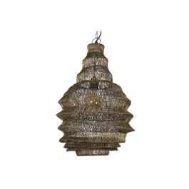 DKD Home Decor Gold lights Lámpara de Techo Moderna Metálica Dorada 36 x 36 x 68 cm