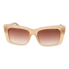 Guess Gafas GU7890 57F 140 mm Gafas de Sol Mujer Rectangulares Marrón Beige Brillante Marrón Degradado Plástico