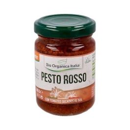 BIO ORGANICA ITALIA Pesto Rosso vegano Demeter 140g. Con tomates secos de Italia y anacardos, ideal para pasta y aperitivos Precio: 3.8900004. SKU: B123W5ZC8M