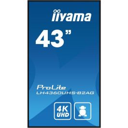 Iiyama LH4360UHS-B2AG Monitor Gaming 43" UHD 3840x2160, 280Hz, 0.2ms, FreeSync Premium, HDR10, VA, HDMI, USB, Altavoces, Soporte Pared Incluido
