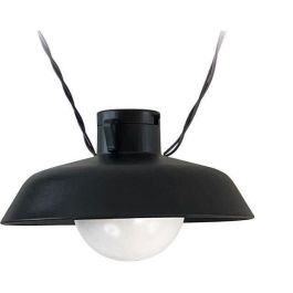 Luna AUC1728677356894 Guirnalda solar 5 m negra 10 bombillas 50 lúmenes recargable USB