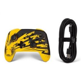 Power A 1516985-01 Mando con Cable Mejorado para Nintendo Switch - Diseño Pokémon Pikachu Lightning Power A 1516985-01 Mando con Cable Mejorado para Nintendo Switch - Diseño Pokémon Pikachu Lightning