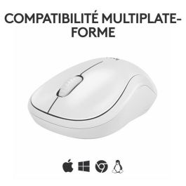 Logitech M240 Ratón Bluetooth Silencioso, 90% Menos Ruido de Clic, 18 Meses Autonomía de Batería, Diseño Ambidextro y Compacto para Viaje