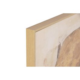 DKD Home Decor Cuadro Abstracto Beige Negro 4 x 120 x 90 cm (2 Unidades)