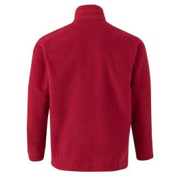 Velilla 201501 Forro Polar Microfibra con Cuello Cremallera, 100% Poliéster 220g/m², Uso Profesional, Rojo Talla XL