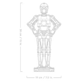 Lego Star Wars 75398 C-3PO Minifigura de Droide para Construir Kit de Modelo para Adultos