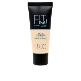 MAYBELLINE Base De Maquillaje Fit Me Matte Poreless Acabado Mate Para Poros 30 Ml