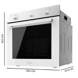 Horno Cecotec Bolero Hexa M236000 Glass White Time 2800 W 70 L