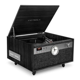 Victrola Tocadiscos Century con reloj Negro Precio: 220.99301576. SKU: B1C6S5BV6S