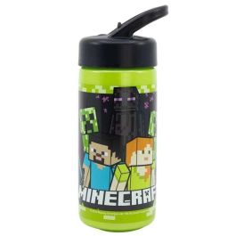 Minecraft Termo de Plástico con Asa, 410 ml, PP, Licencia Oficial