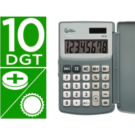 Liderpapel Calculadora Bolsillo XF15 10 Dígitos Solar y Pila Color Gris 123x75x12 mm Precio: 6.50000021. SKU: B133TXYQZG