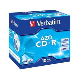 Verbatim Cd-R Azo, 700Mb, 52X, 10 Pack Jewel Case, Superficie Crystal Precio: 9.78999989. SKU: S8419623