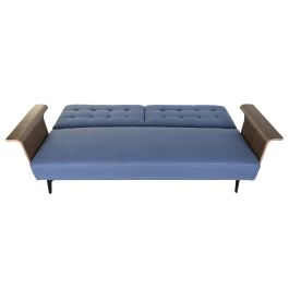 Sofa Cama Urban DKD Home Decor Azul Marron 87 x 81 x 203 cm Sofa Cama Urban DKD Home Decor Azul Marron 87 x 81 x 203 cm