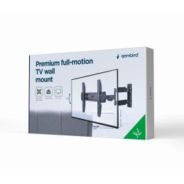 Gembird WM-55ST-02 Soporte de TV Universal para pantallas de 32 a 55 pulgadas, 30 kg, VESA 100x100-400x400, Inclinación Ajustable, Negro Gembird WM-55ST-02 Soporte de TV Universal para pantallas de 32 a 55 pulgadas, 30 kg, VESA 100x100-400x400, Inclinación Ajustable, Negro