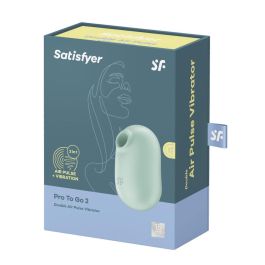 SATISFYER Pro to go 2 Vibrador doble air pulse menta Precio: 28.49999999. SKU: SLC-96168