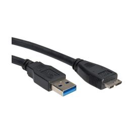 ROLINE 11.02.8875 Cable USB 3.2 Gen 1 A a Micro-B Macho/Macho Negro 2m
