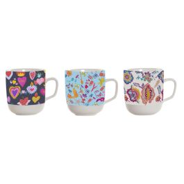 DKD Home Decor Taza Sunny Paisley Shabby Porcelana Multicolor 8.5 x 10 x 12 cm (12 Unidades) Precio: 20.50000029. SKU: B1FKQYFQT3