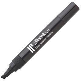 Sharpie Marcador Permanente W10 Punta Biselada Negro Caja 12 Unidades Precio: 13.50000025. SKU: B182VNE7GZ