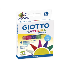 Giotto Plastilina Glitter Caja de 6 Unidades Colores Surtidos para Niños Precio: 2.50000036. SKU: B12FTEDH5V