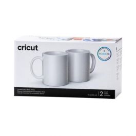 Taza Personalizable para Plotter de corte Cricut 12 Oz Blanco (2 Unidades)