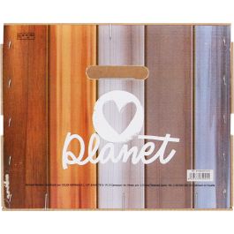 Confortime Caja Wood Brillo 44 cm x 28.5 cm x 23 cm Natur (3 Unidades)