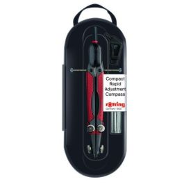 Rotring Compás Micrométrico De Ajuste Rápido Negro, 360 mm, Incluye Caja De Minas Y Aguja De Recambio Precio: 10.50000006. SKU: B133D5WJFY