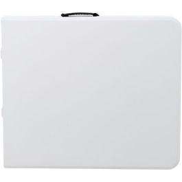 Mesa Plegable 180 cm para 8 personas - Plástico y Metal - Resistente a la Intemperie y Golpes - Carga 150 kg - Interior/Exterior