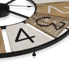 Reloj Pared Madera 58 Cm Versa Reloj Pared Madera 58 Cm Versa