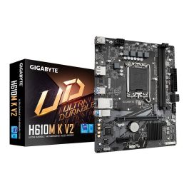 GIGABYTE H610M K V2 Placa base para Intel 14ª Gen, DDR5, M.2 NVMe PCIe 3.0 x4, LAN GbE, USB 3.2 Gen 1, Factor de Forma Micro ATX Precio: 76.4999994. SKU: B1H45LLR8X