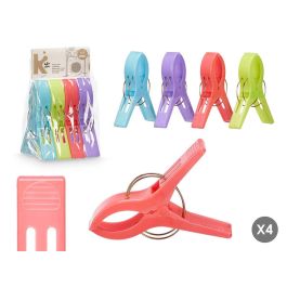 Arte Regal Set de 4 Pinzas de Colores Surtidos - 9.5x16x8 cm (24 Unidades) Precio: 23.50000048. SKU: B174QS9Q6X
