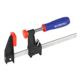 Workpro Sargento de Apriete con Émbolo 60 cm, Barra de Acero, Liberación Rápida, Mango Ergonómico de Goma, 2 Almohadillas Precio: 9.78999989. SKU: B1FN9AHEZ9