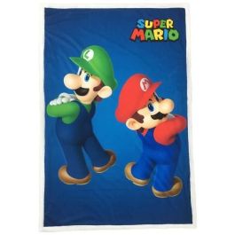 Mario Bros MAR3700891706384 Manta Sherpa de Mario & Luigi - 100 x 150 cm Precio: 34.50000037. SKU: B18W55G4KT