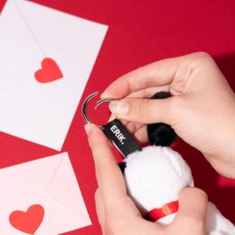 ERIK Llavero Peluche Snoopy Peanuts, 70x100x110 mm, 70 g