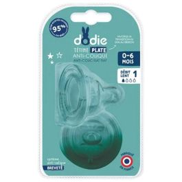 Dodie Tetina Silicona Cuello Ancho 0-6 meses Flow 1 Anticólicos - Forma Aplanada para Transición Seno-Biberón con Doble Válvula Precio: 22.49999961. SKU: B1HAVAZT54