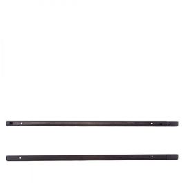 Carril Trifásico para Focos LED 1M Negro de Aluminio - Flexible, para Desplazamiento de Luminarias y Selector de Fase