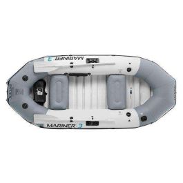 Intex Barco Mariner 3 Personas con 2 Remos de Aluminio y Bomba - 297x127x46cm