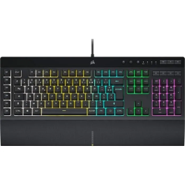 Corsair CH-9226765-FR Teclado para Juegos K55 RGB PRO, 5Z RGB, Domo de Goma Precio: 100.49999971. SKU: B14FKZ2D3S