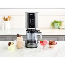 Ninja NC300EU Heladera 6 programas 800W 473 ml para helados gourmet, sorbetes, helados de yogur y batidos con One Touch Intelligence