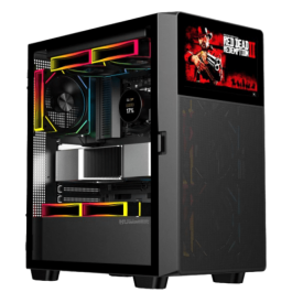 NOX NXHUMMERBIOS Carcasa de Ordenador Torre Negro con Pantalla LCD 8", Soporte para Ventiladores 120mm, ATX/ITX/Micro-ITX Precio: 92.69000026. SKU: B1229NGJ8S