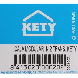 Kety Caja de Ordenación Modular 15 cm x 8 cm x 5.3 cm (24 Unidades)