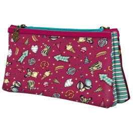 Safta Portatodo Doble Gorjuss™ Fairground "Fireworks" Estuche Escolar con 2 Compartimentos 115x215x50cm (+3 Años)