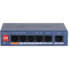 Dahua (DH-CS4006-4GT-60-V2) Switch de 6 Puertos Cloud Managed Gigabit, 4 Puertos PoE 60W Hi-PoE L2