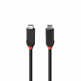 Cable USB-C a USB-C LINDY 37002 Negro 2 m