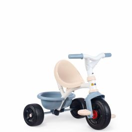 Smoby Triciclo Be Fun Azul - Edad Mínima 15 Meses, Plástico y Metal, 68x52x52 cm