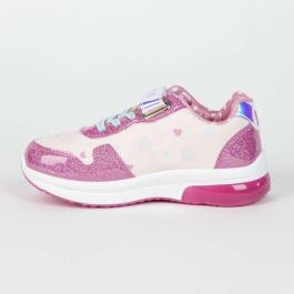 Cerdá t025 Zapatillas Deportivas infantiles con luces de Minnie Mouse, suela de PVC, color rosa, Talla 25