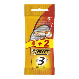 Bic Maquinilla de Afeitar 3 Sensitive | Cuchillas para Piel Sensible | Pack 4+2 Unidades Precio: 3.58999982. SKU: B136QRHX9M
