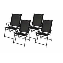 Color Baby Pack 4 Sillas Jardin Plegables 47x64x95 cm Textileno 2x1