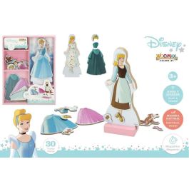 Color Baby Vestido Magnético Princesas Madera 22x30cm