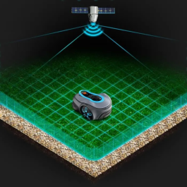 Gardena Smart SILENO Free 1200 Robot Cortacésped, Sin Cables Perimetrales, Superficie 1200 m², GAR4066407025578